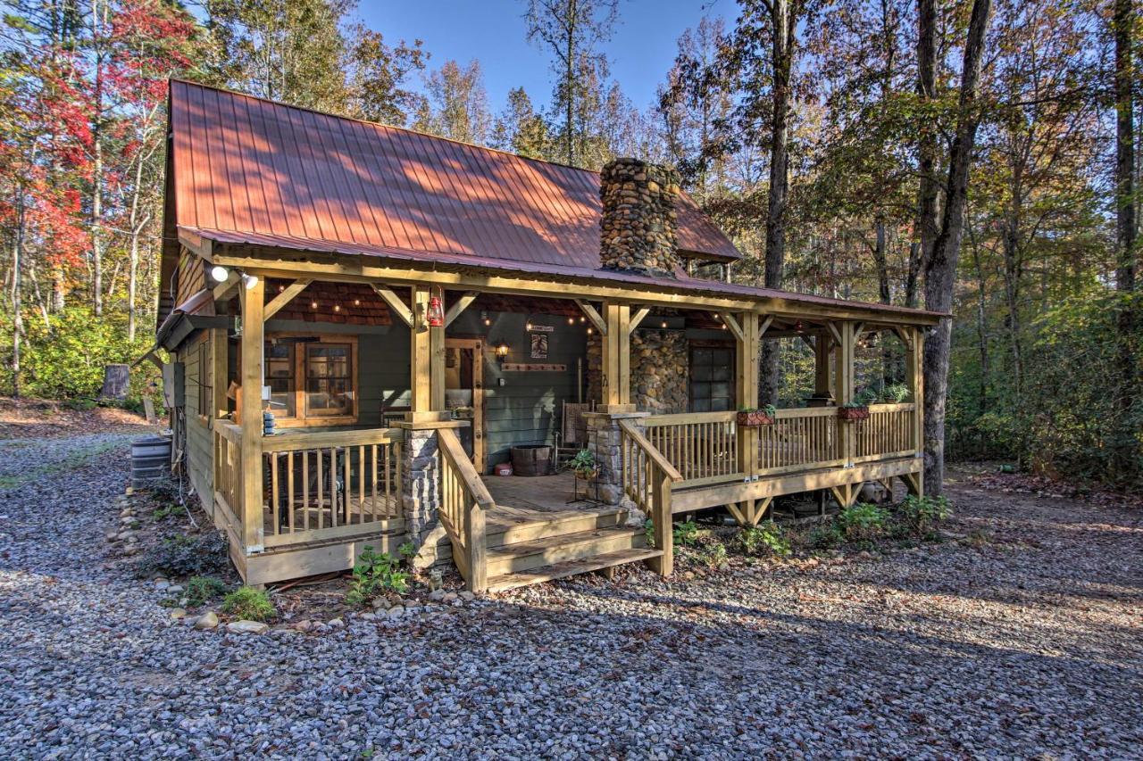 5-Acre North Georgia Mountain Retreat With Creek! Villa Sautee Nacoochee Eksteriør billede