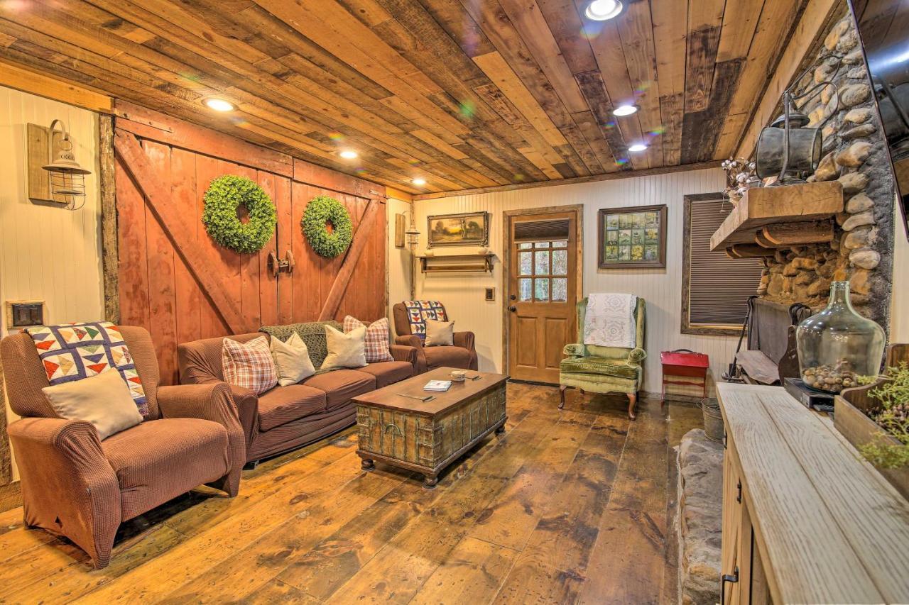 5-Acre North Georgia Mountain Retreat With Creek! Villa Sautee Nacoochee Eksteriør billede