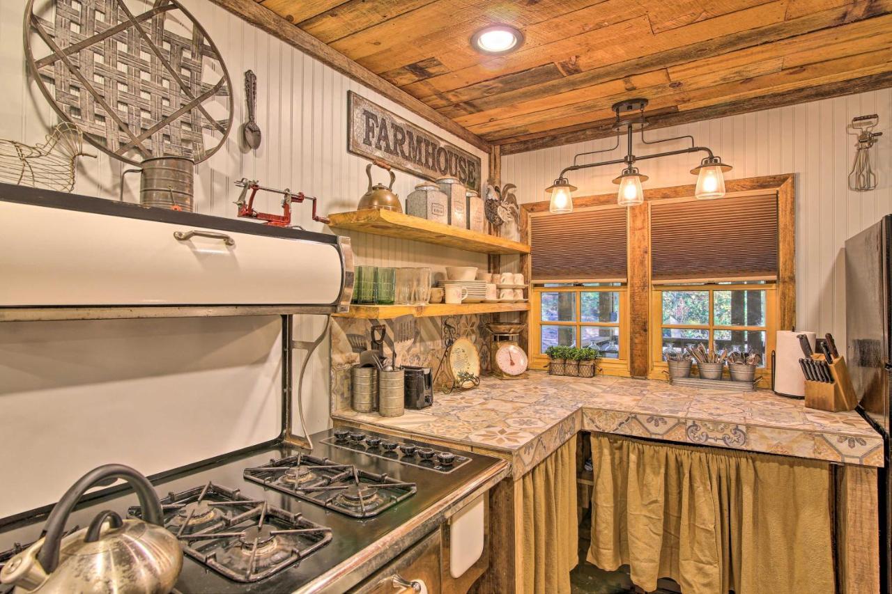 5-Acre North Georgia Mountain Retreat With Creek! Villa Sautee Nacoochee Eksteriør billede