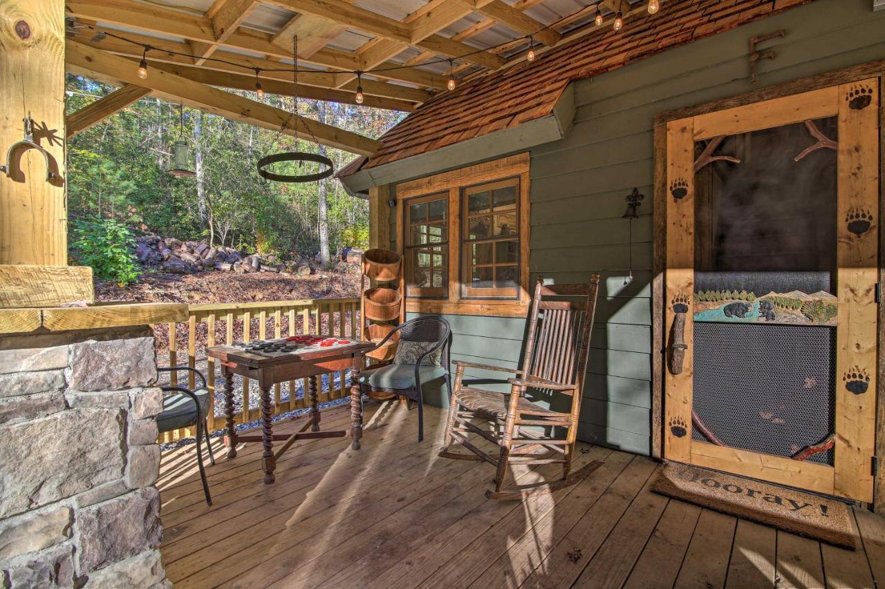 5-Acre North Georgia Mountain Retreat With Creek! Villa Sautee Nacoochee Eksteriør billede
