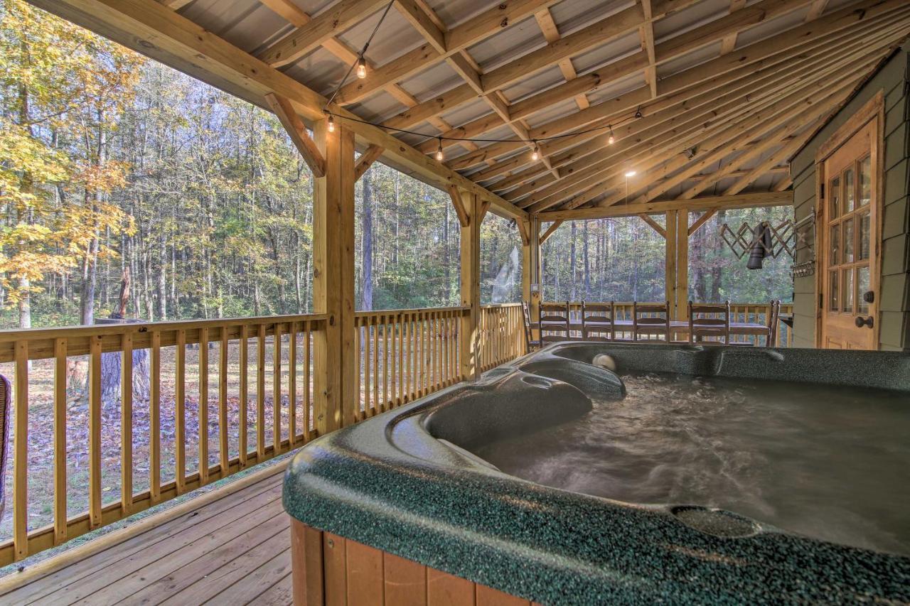 5-Acre North Georgia Mountain Retreat With Creek! Villa Sautee Nacoochee Eksteriør billede